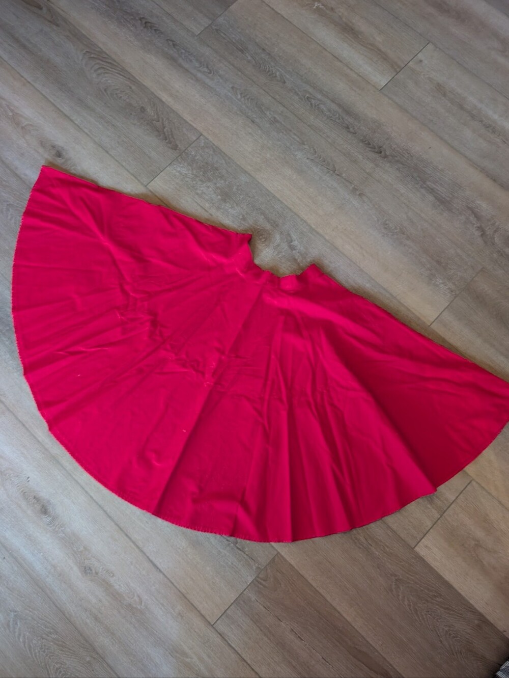 Hell Bunny Red Full Circle Skirt M